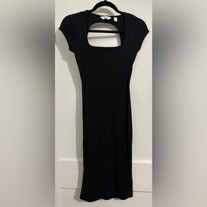 Nine West Black Open Back Dress